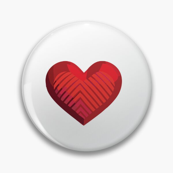 Item preview, red heart designed and sold by nujumsoft.