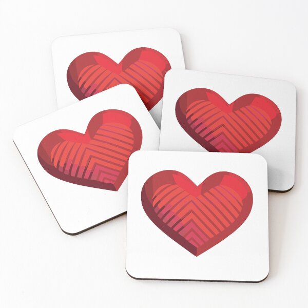 Item preview, red heart designed and sold by nujumsoft.