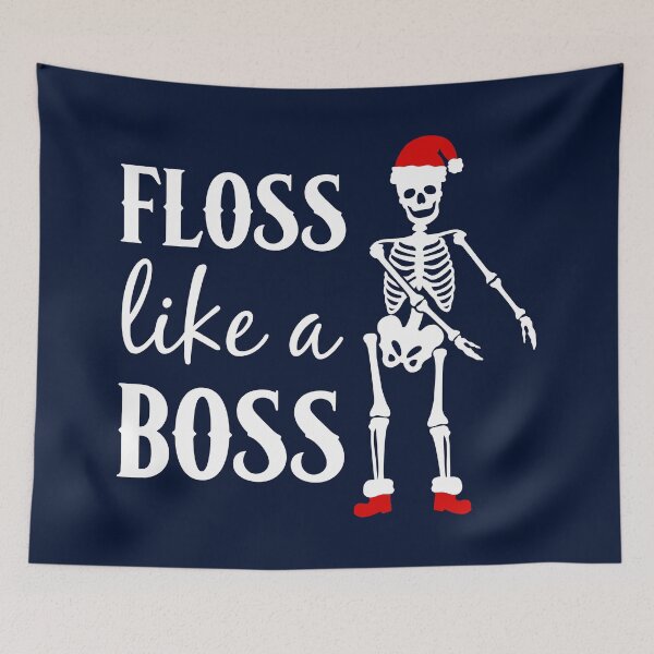 Item preview, Floss like a boss flossing skeleton designed and sold by hobbybox.