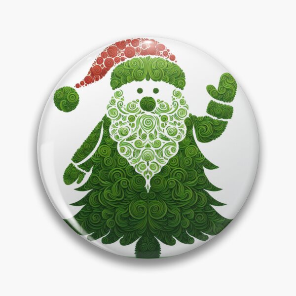 Item preview, Santa Claus Merry Christmas Tree  designed and sold by LoveDesignMania.