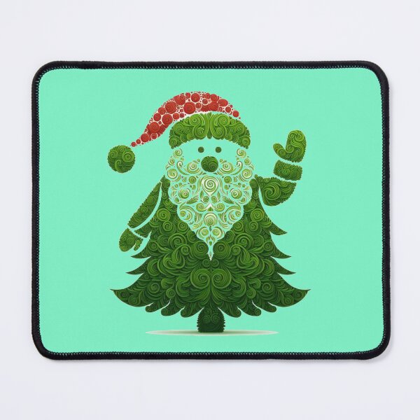 Item preview, Santa Claus Merry Christmas Tree designed and sold by LoveDesignMania.