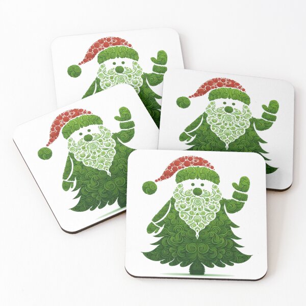 Item preview, Santa Claus Merry Christmas Tree  designed and sold by LoveDesignMania.