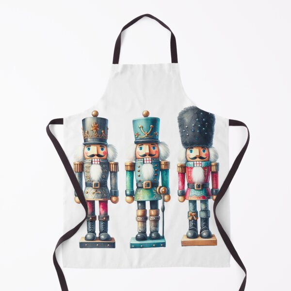 Item preview, Christmas Nutcrackers - Silver, Blue, and Red - White Background designed and sold by Star-Fragment.