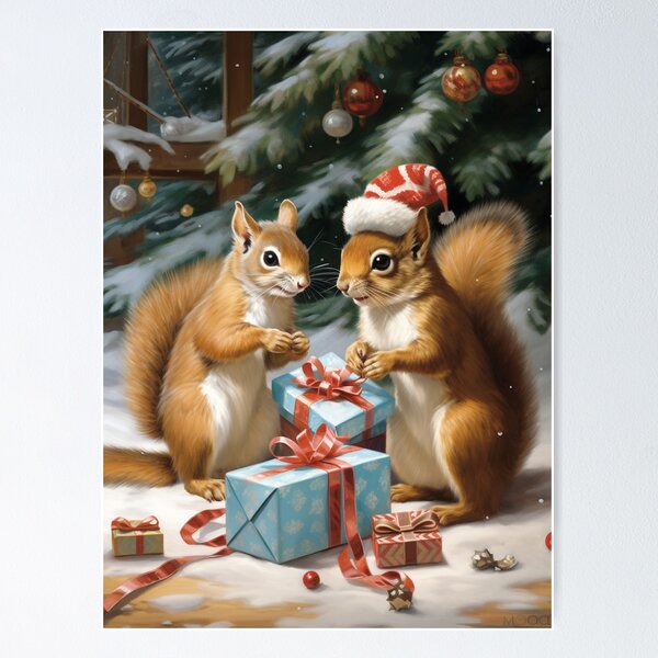 Item preview, Christmas With Squirrels designed and sold by Michealfashion.