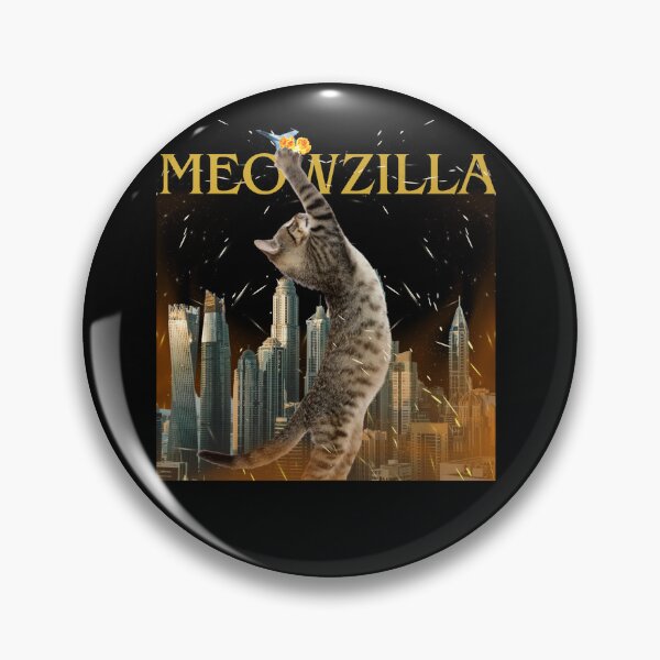 Item preview, Meowzilla, the destroyer monster, her best job is destroying furniture and various household items,catzilla designed and sold by attakorn.