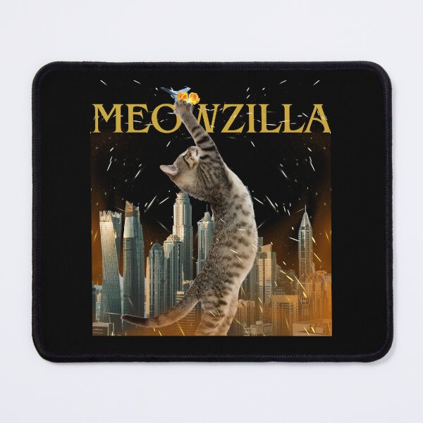 Item preview, Meowzilla, the destroyer monster, her best job is destroying furniture and various household items,catzilla designed and sold by attakorn.