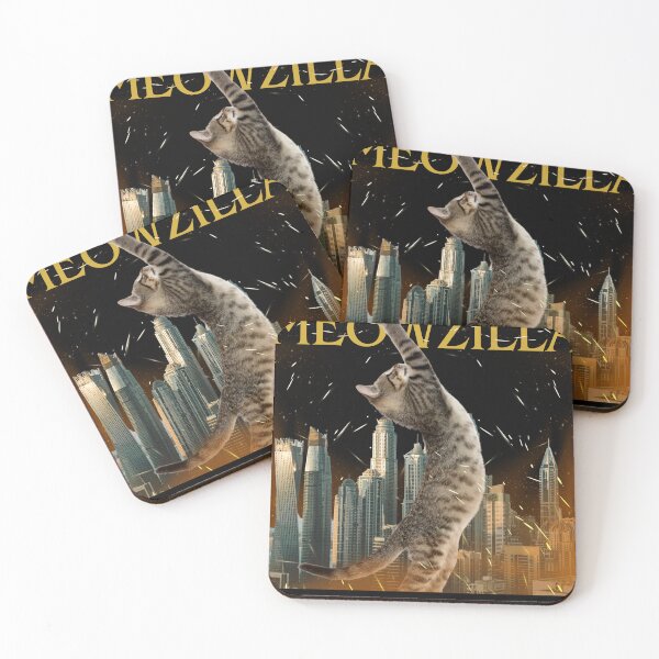 Item preview, Meowzilla, the destroyer monster, her best job is destroying furniture and various household items,catzilla designed and sold by attakorn.