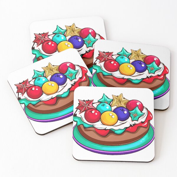 Item preview, FESTIVE CAKE COLORFUL POP ART. designed and sold by Sanny88.