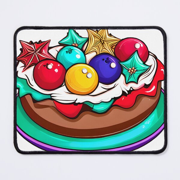 Item preview, FESTIVE CAKE COLORFUL POP ART. designed and sold by Sanny88.