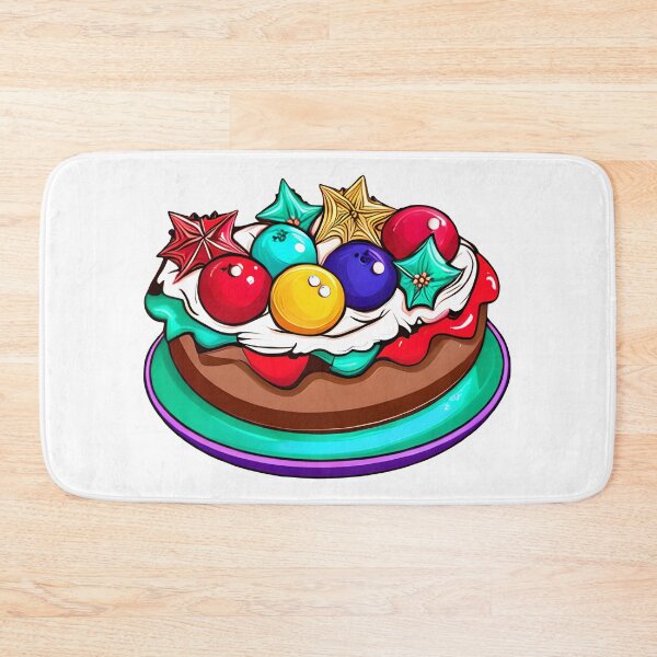 Item preview, FESTIVE CAKE COLORFUL POP ART. designed and sold by Sanny88.