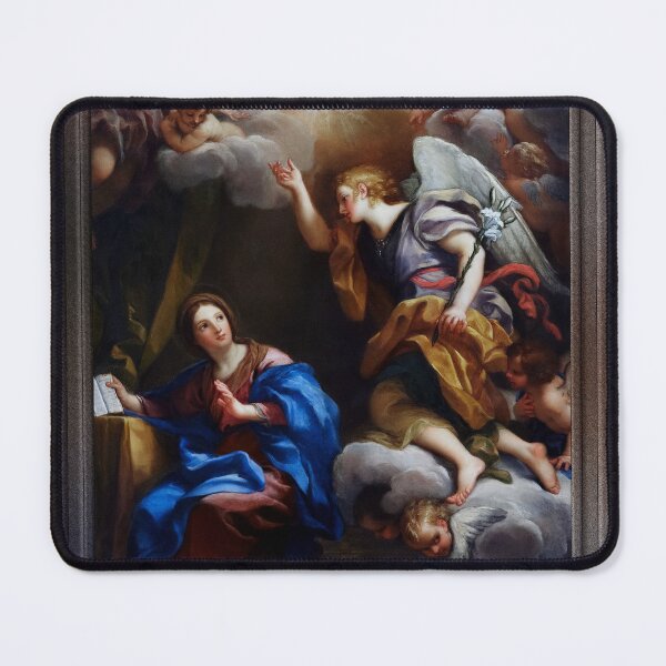 Item preview, The Annunciation by Carlo Maratta Remastered Xzendor7 Fine Art Old Masters Reproductions designed and sold by Xzendor7 Digital Art Creations.