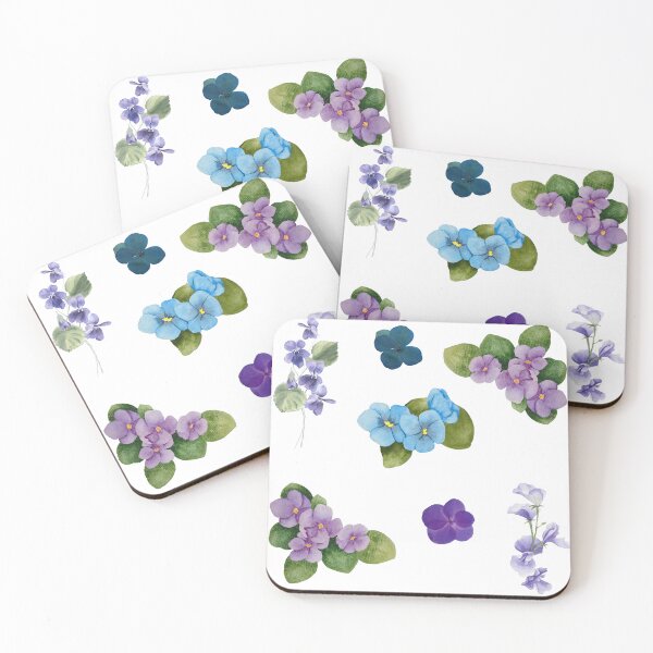 Item preview, Purple and Blue Violets designed and sold by GypsyGarou.