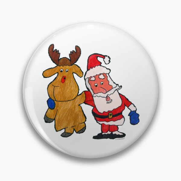 Item preview, Best Friends - Santa and Rudolf designed and sold by artimeencf.