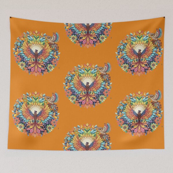 Item preview,  Phoenix Mandala  designed and sold by Cuteanimecorner.