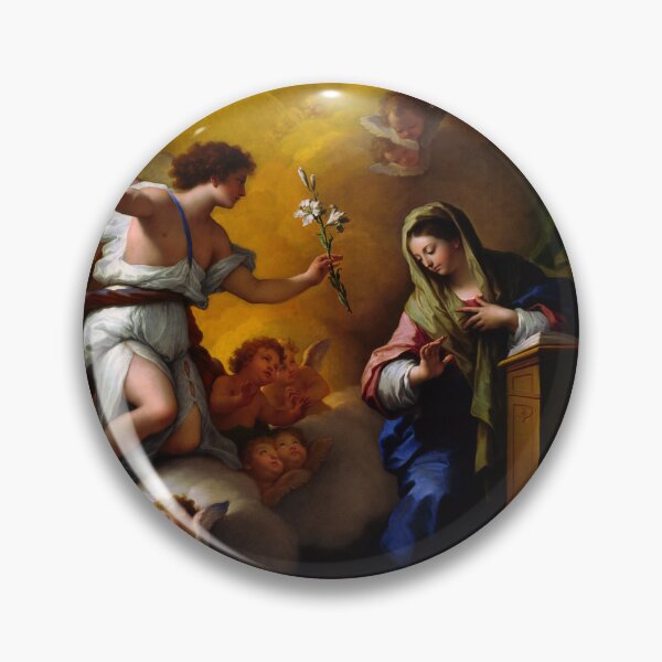 Item preview, The Annunciation c1712 by Paolo de Matteis Remastered Xzendor7 Classical Art Old Masters Reproductions designed and sold by Xzendor7 Digital Art Creations.