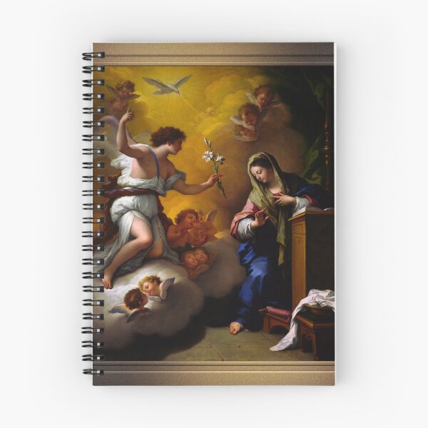 Item preview, The Annunciation c1712 by Paolo de Matteis Remastered Xzendor7 Classical Art Old Masters Reproductions designed and sold by Xzendor7 Digital Art Creations.