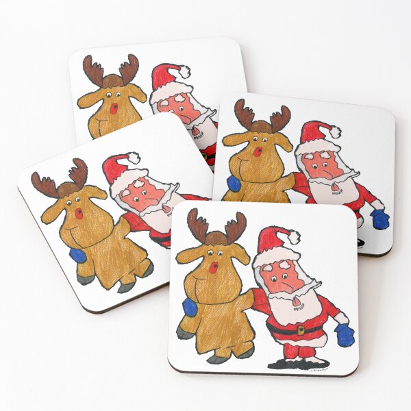 Item preview, Best Friends - Santa and Rudolf designed and sold by artimeencf.