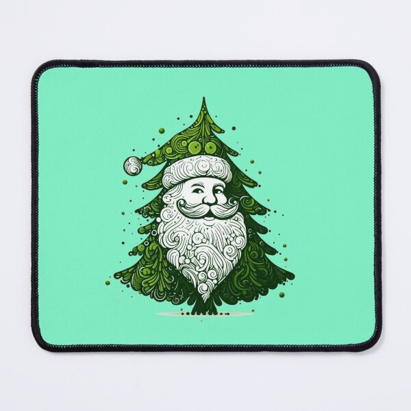 Item preview, Santa Claus Merry Christmas Tree designed and sold by LoveDesignMania.
