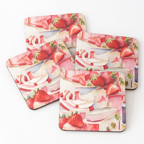 Item preview, Abstract strawberry cake  designed and sold by Jayjaynaenae.