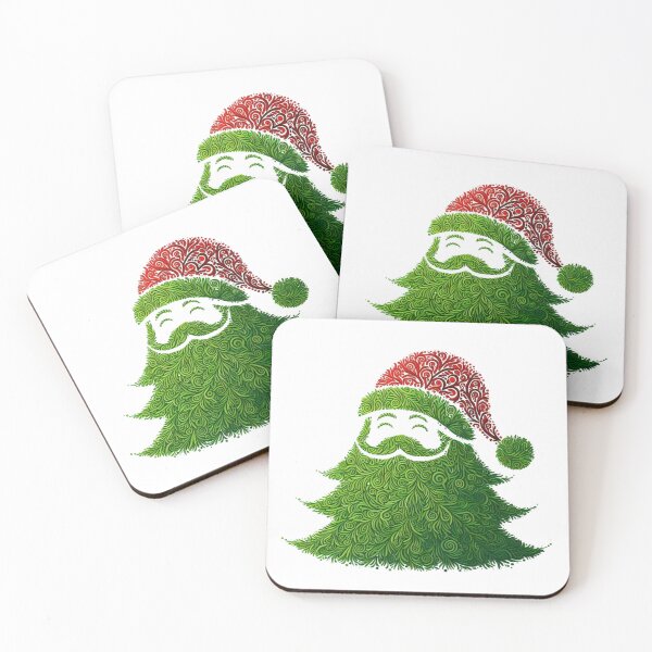 Item preview, Santa Claus Merry Christmas Tree  designed and sold by LoveDesignMania.