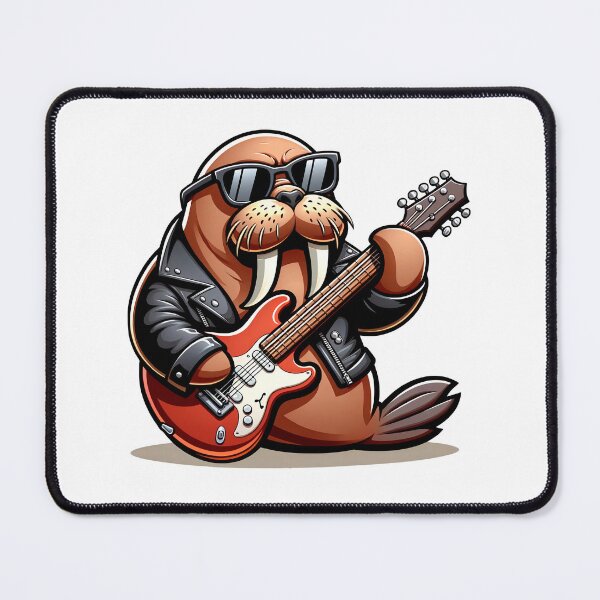 Item preview, Walrus Rockstar Riffs designed and sold by YoBoiRedgie.
