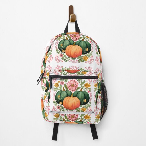 Item preview, Autumn's Embrace: Pumpkin and Florals Illustration designed and sold by 21 Dragonflies.