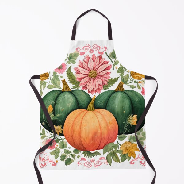 Item preview, Autumn's Embrace: Pumpkin and Florals Illustration designed and sold by 21 Dragonflies.