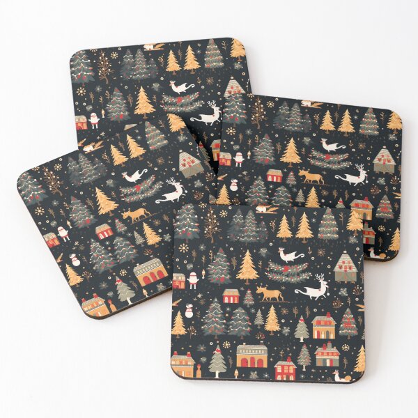Item preview, Santa's Workshop, Christmas paper, seamless pattern, Digital Paper No.031 designed and sold by GoDATAP.