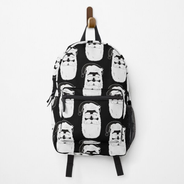 Item preview, Pacific Northwest Santa in black and white designed and sold by Catherine Harrison.