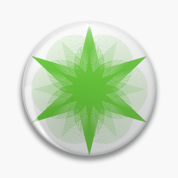 Item preview, CirclesOnCircle-2B [11116611-GREEN-WB] designed and sold by LottMultimedia.