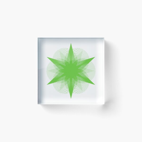 Item preview, CirclesOnCircle-2B [11116611-GREEN-WB] designed and sold by LottMultimedia.