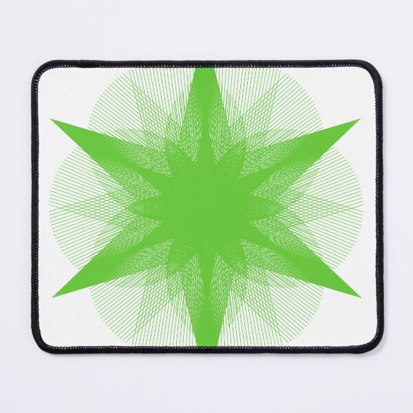 Item preview, CirclesOnCircle-2B [11116611-GREEN-WB] designed and sold by LottMultimedia.