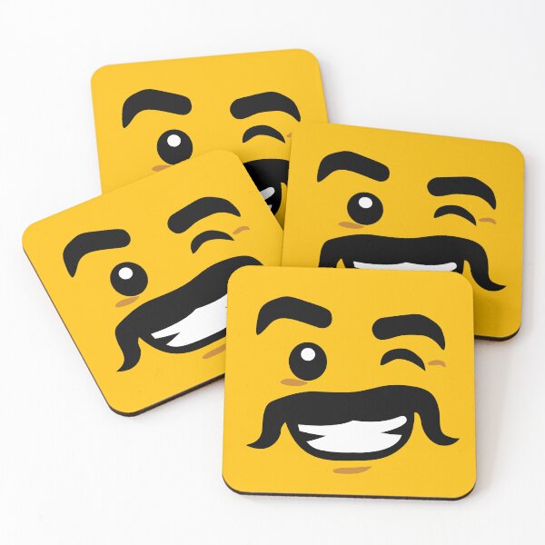 Item preview, Brick Face - Moustache Guy 2 designed and sold by design-jobber.
