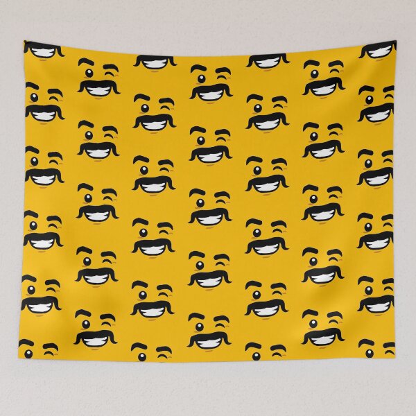 Item preview, Brick Face - Moustache Guy 2 designed and sold by design-jobber.