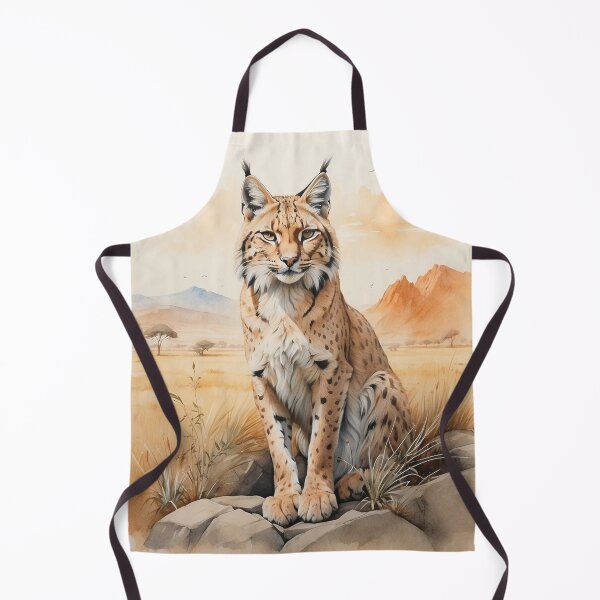 Item preview, 001 Cute Lynx in a Serengeti Scene designed and sold by Alexis Art Collection.