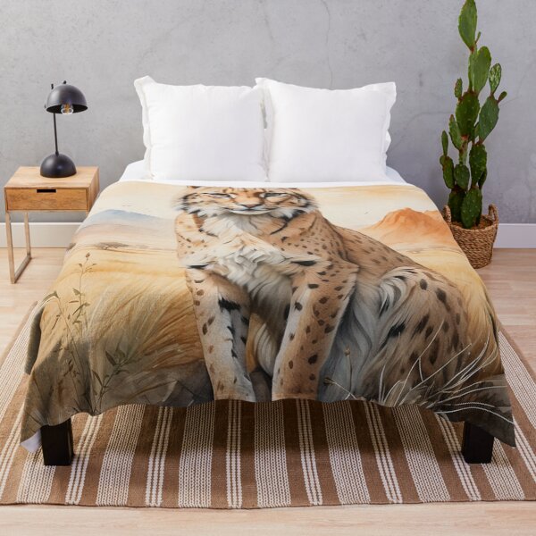 Item preview, 001 Cute Lynx in a Serengeti Scene designed and sold by Alexis Art Collection.