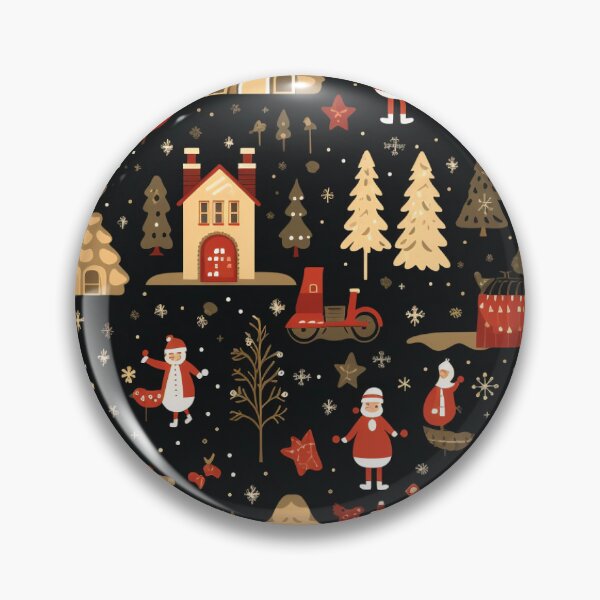 Item preview, Santa's Workshop, Christmas paper, seamless pattern, Digital Paper No.032 designed and sold by GoDATAP.