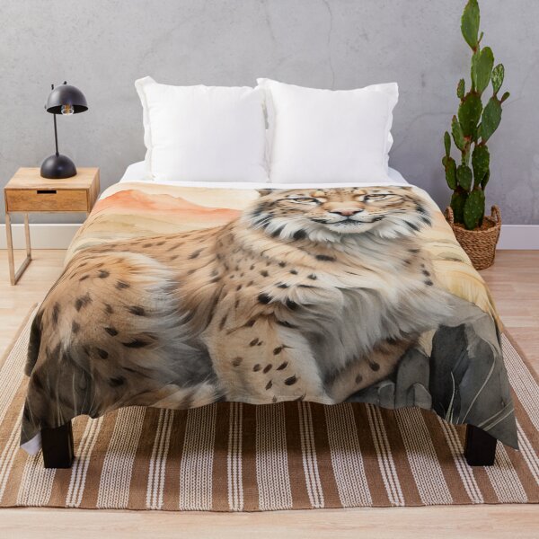Item preview, 002 Cute Lynx in a Serengeti Scene designed and sold by Alexis Art Collection.