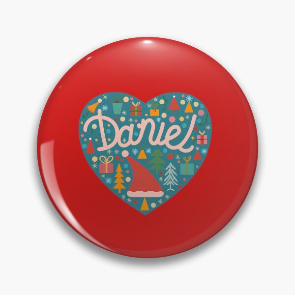 Item preview, Daniel Name Christmas Heart designed and sold by Itsheartshop.