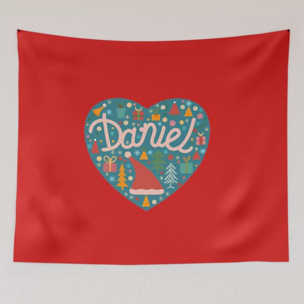 Item preview, Daniel Name Christmas Heart designed and sold by Itsheartshop.