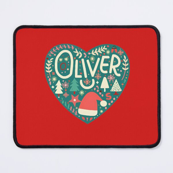 Item preview, Oliver Name Christmas Heart designed and sold by Itsheartshop.