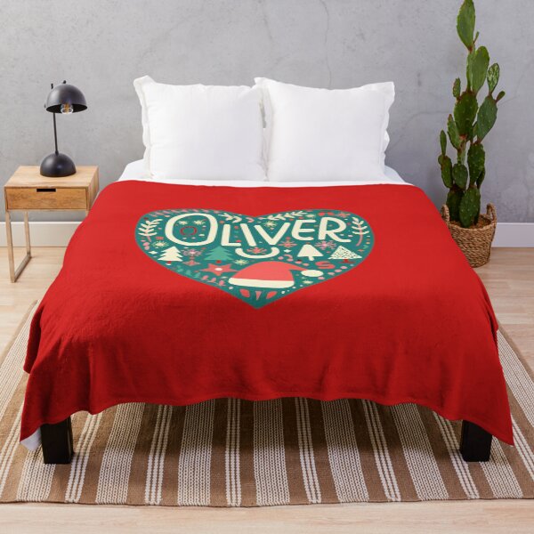Item preview, Oliver Name Christmas Heart designed and sold by Itsheartshop.