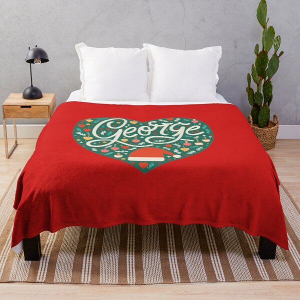 Item preview, George Name Christmas Heart designed and sold by Itsheartshop.