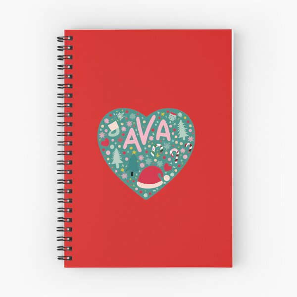 Item preview, Ava Name Christmas Heart designed and sold by Itsheartshop.