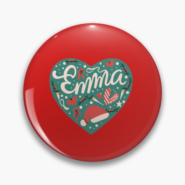Item preview, Emma Name Christmas Heart designed and sold by Itsheartshop.