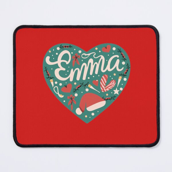 Item preview, Emma Name Christmas Heart designed and sold by Itsheartshop.