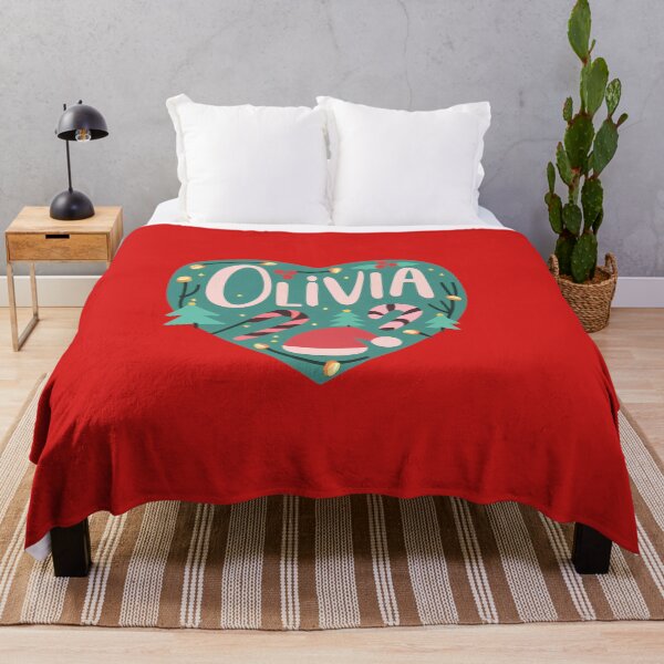 Item preview, Olivia Name Christmas Heart designed and sold by Itsheartshop.