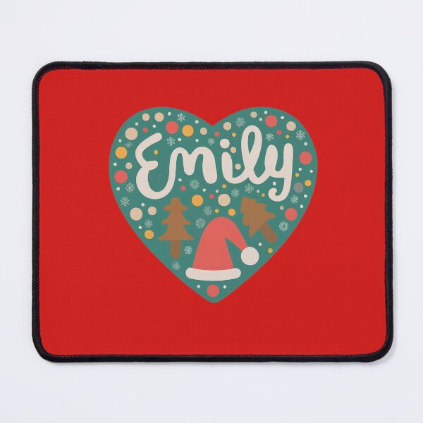 Item preview, Emily Name Christmas Heart designed and sold by Itsheartshop.