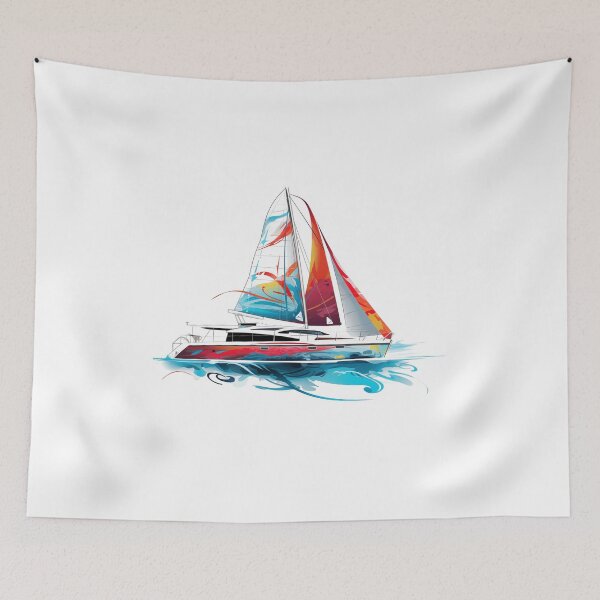 Item preview, Catamaran Boat Love designed and sold by Samanthi007.