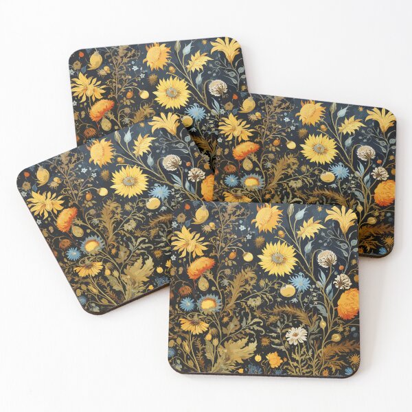 Item preview, Midnight Botanical Tapestry designed and sold by sagybp.